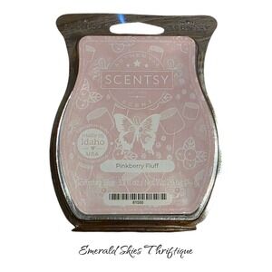 Scentsy pinkberry fluff wax melt bar free shipping